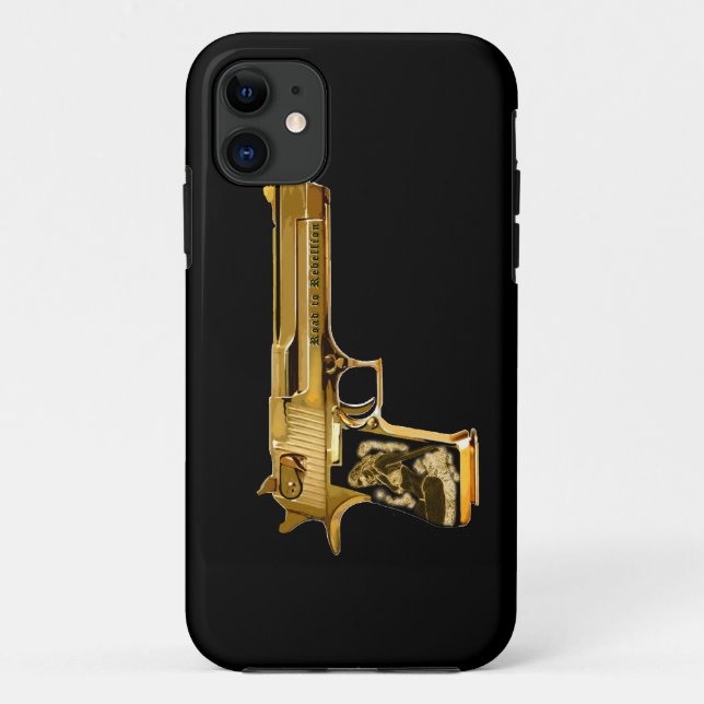 Funda De Case-Mate Para iPhone Caso del iPhone del arma del chulo (Reverso)