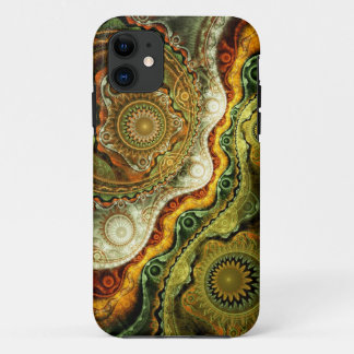 Funda Para iPhone 11 Caso del iPhone del arte del fractal: Otoño