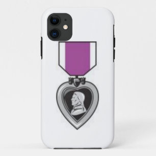 Funda Para iPhone 11 caso del iphone del corazón púrpura