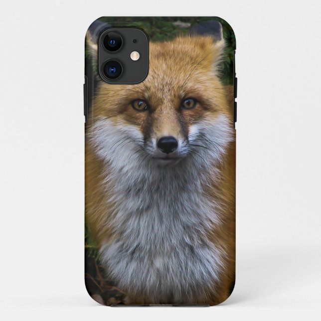Funda De Case-Mate Para iPhone Caso del iPhone del Fox (Reverso)