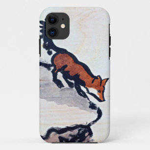 Funda Para iPhone 11 Caso del iPhone del Fox que espera