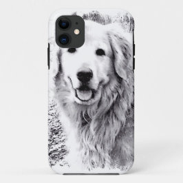 title_seo2 Caso del iPhone del golden retriever