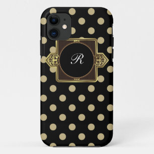 Funda Para iPhone 11 Caso del iPhone del monograma