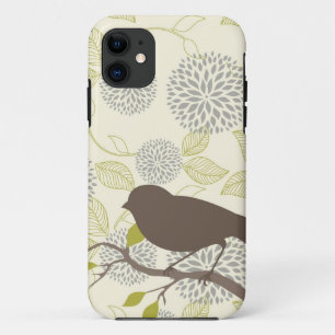 title_seo2 Caso del iPhone del pájaro y de la flor