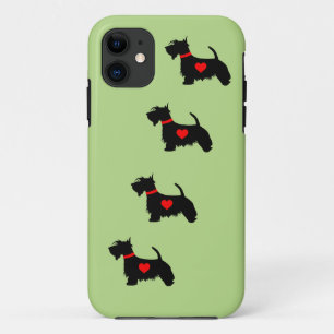 Funda Para iPhone 11 Caso del iphone del perro del escocés