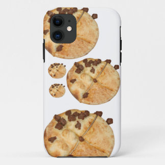 Funda Para iPhone 11 caso del iPhone ninguno pizza con carne de vaca