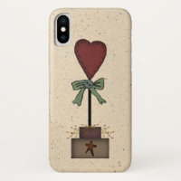 Caso del iPhone X del Topiary del corazón