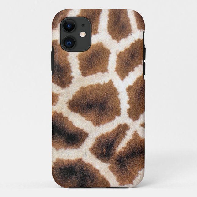 Funda De Case-Mate Para iPhone Caso del modelo de la jirafa (Reverso)