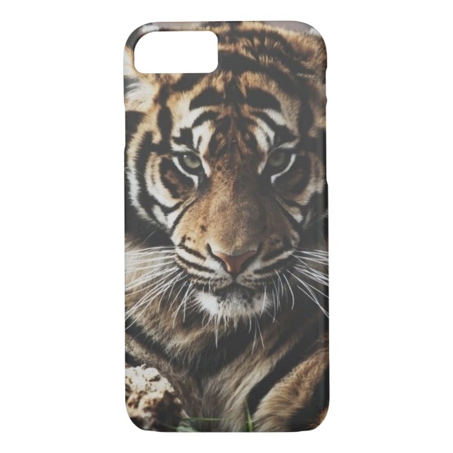 Funda De Case-Mate Para iPhone Caso del tigre (Reverso)