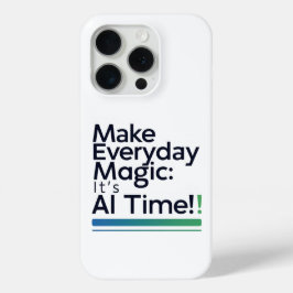 Funda Para iPhone 15 Pro Caso Diario de Magia de IA – Transforma Momentos O