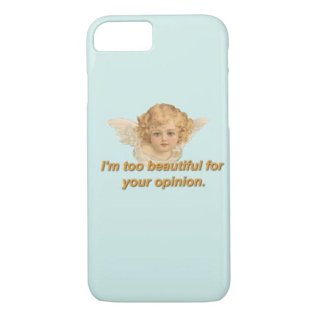 Funda De Case-Mate Para iPhone Caso estético hermoso del ángel (Reverso)