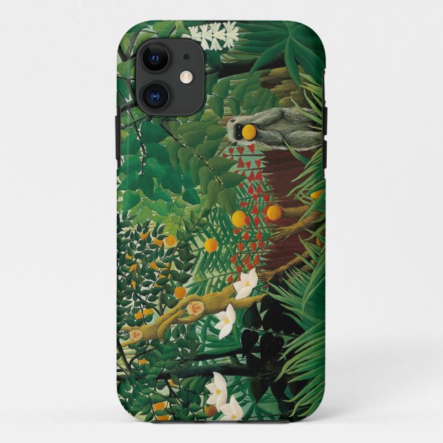 Funda De Case-Mate Para iPhone Caso exótico del iPhone del paisaje de Henri (Reverso)