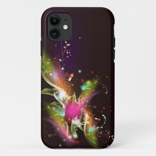 Funda Para iPhone 11 Caso (floral) de Iphone 4 del arte abstracto