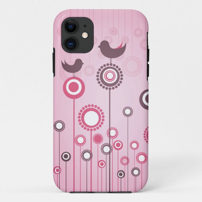 Funda De Case-Mate Para iPhone Caso floral del iPhone 5 (Reverso)