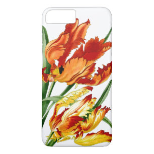Funda Para iPhone 8 Plus/7 Plus Caso floral del iPhone 7 de la flor del tulipán