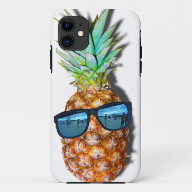 Funda De Case-Mate Para iPhone Caso fresco del iPhone de la piña (Reverso)