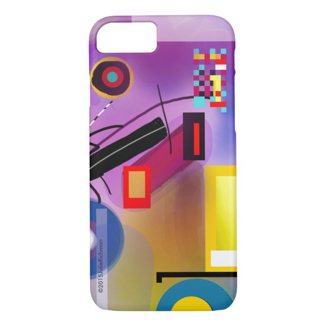 Funda De Case-Mate Para iPhone Caso inspirado Kandinsky abstracto del iPhone 7 (Reverso)