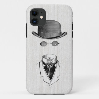 Funda Para iPhone 11 Caso invisible del vintage iPhone5 del hombre