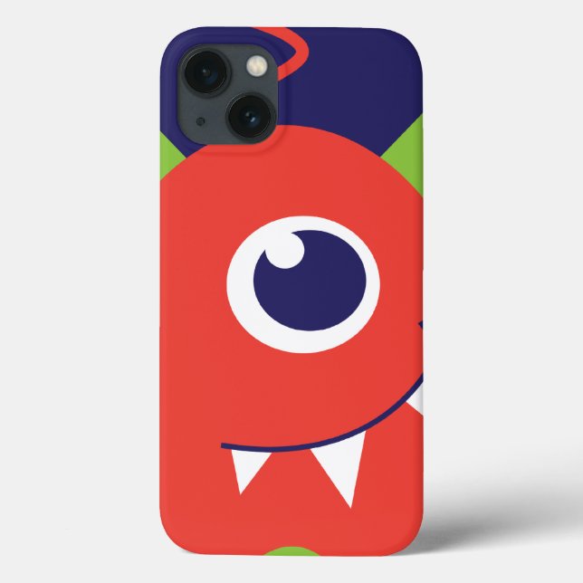 Funda De Case-Mate Para iPhone Caso ipad de naranja extranjero de 1 ojo (Reverso)