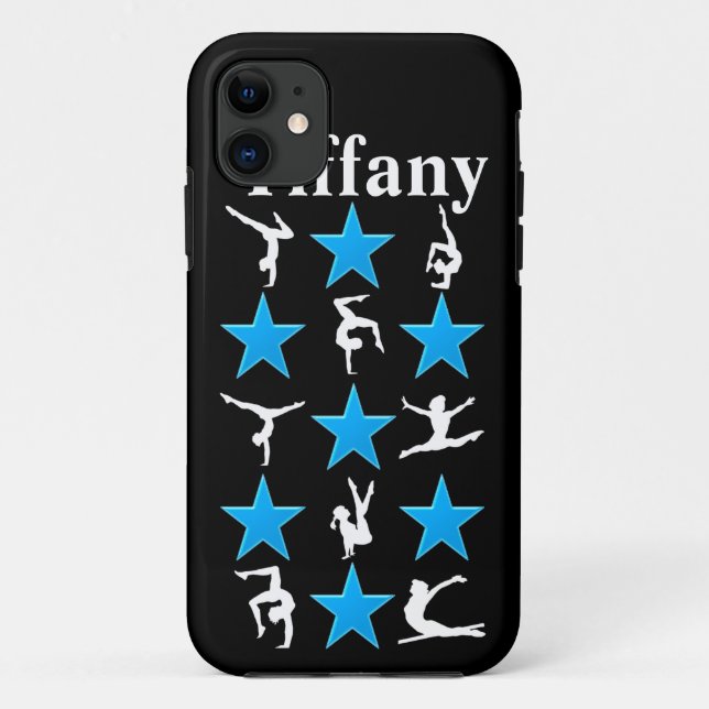 FUNDA DE Case-Mate PARA iPhone CASO IPHONE DE GIMNASTICAS PERSONALIZADAS EN NEGRO (Reverso)