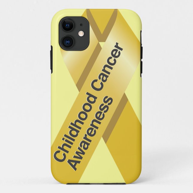 Funda De Case-Mate Para iPhone Caso iphone de sensibilización sobre el cáncer inf (Reverso)
