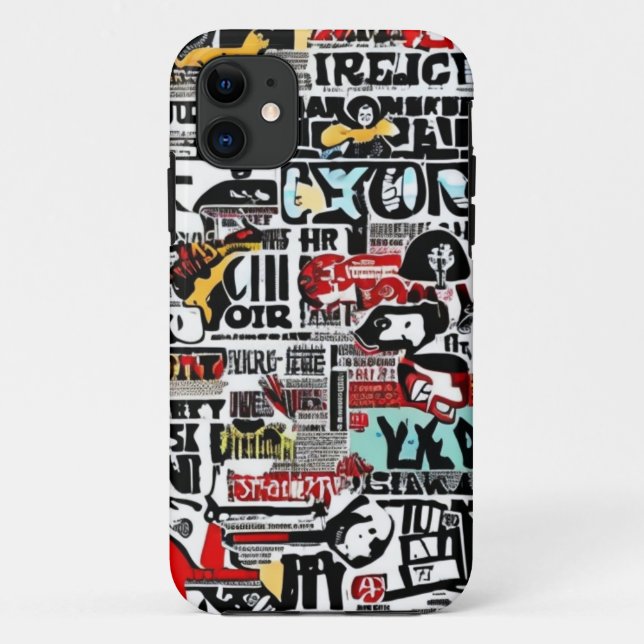 Funda De Case-Mate Para iPhone caso iPhone / iPad de historial negro (Reverso)