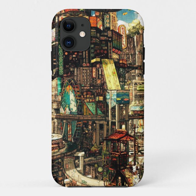 Funda De Case-Mate Para iPhone caso Japonés-influenciado (Reverso)