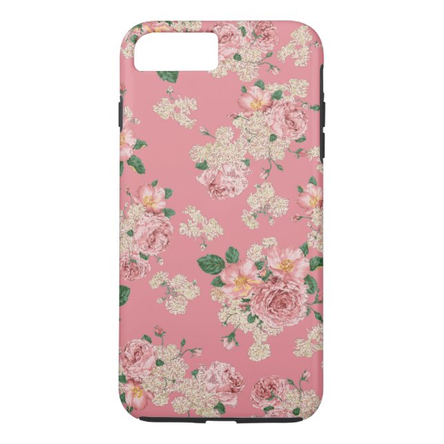 Funda De Case-Mate Para iPhone Caso más del iPhone 7 florales (Reverso)