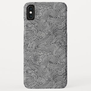 Funda Para iPhone XS Max Caso máximo topográfico del iPhone XS del carbó