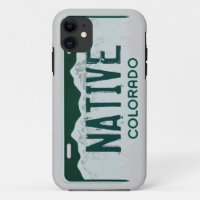 Caso nativo del iphone 5 de la placa de Colorado