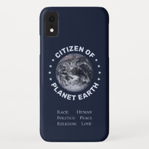 Funda Para iPhone XR Caso para iPhone Ciudadano del Planeta Tierra