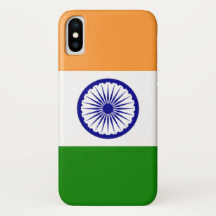 Funda Para iPhone X Caso patriótico de Iphone X con la bandera de la