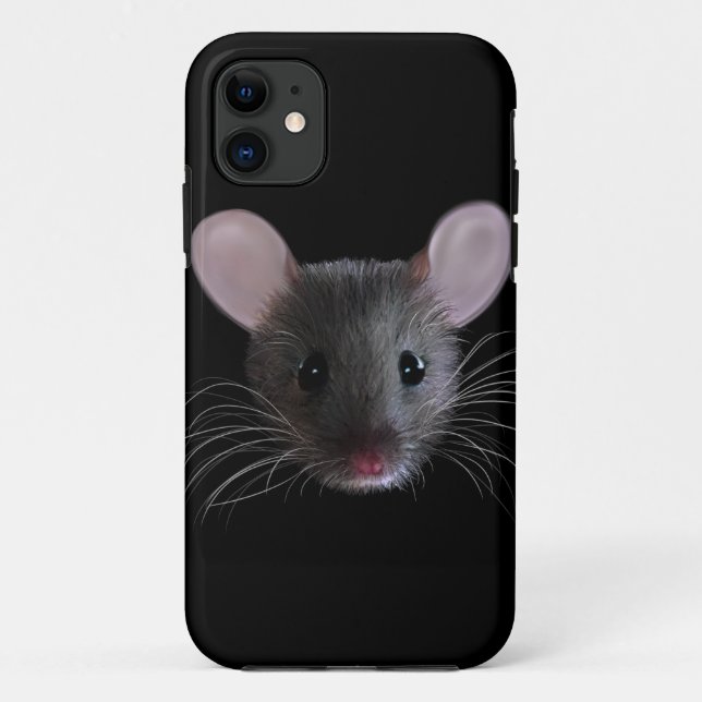 Funda De Case-Mate Para iPhone Caso pequenito del iPhone 5 del ratón (Reverso)
