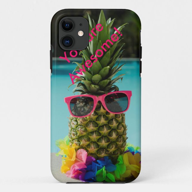 Funda De Case-Mate Para iPhone Caso "piña divertida " (Reverso)