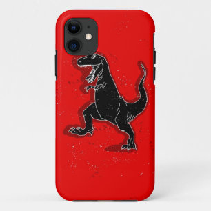 Funda Para iPhone 11 Caso retro del iPhone 5 del dinosaurio