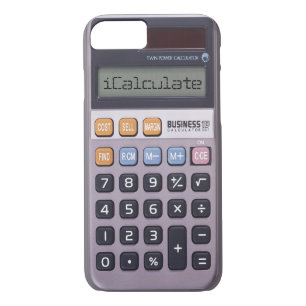 Funda Para iPhone 8/7 Caso retro del iPhone 7 del iCalculate de la