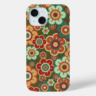 Funda Para iPhone 15 Caso retro del iPhone de la diversión del modelo