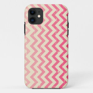 title_seo2 Caso rosado del iPhone 5 de Ombre del zigzag