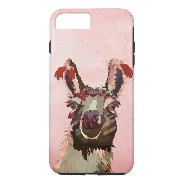 Funda De Case-Mate Para iPhone Caso rosado del iPhone 7 de la llama (Reverso)