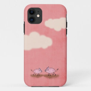 Funda Para iPhone 11 Caso rosado del iPhone de Piggies
