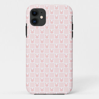 Funda Para iPhone 11 Caso rosado del iPhone del conejito
