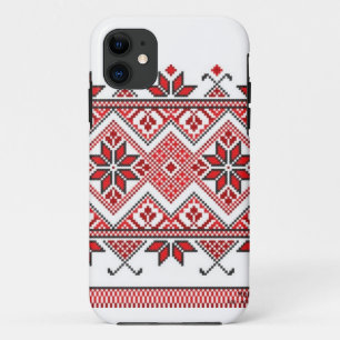 Funda Para iPhone 11 Caso ucraniano del iPhone del ornamento
