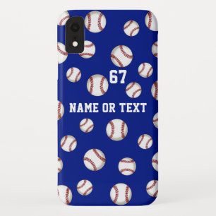Funda Para iPhone XR Casos adaptables del iPhone del béisbol, nuevos a