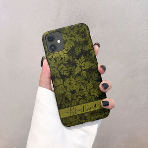 Funda Para iPhone 11 Casos de iphone de planta con hojas verdes aéreas