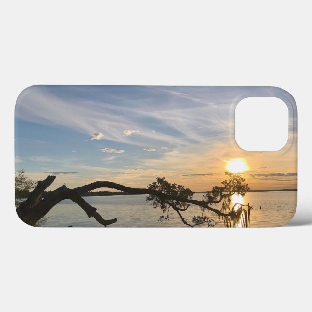 Funda De Case-Mate Para iPhone Casos de iPhone de Sunset Over East Bay (Reverso (Horizontal))