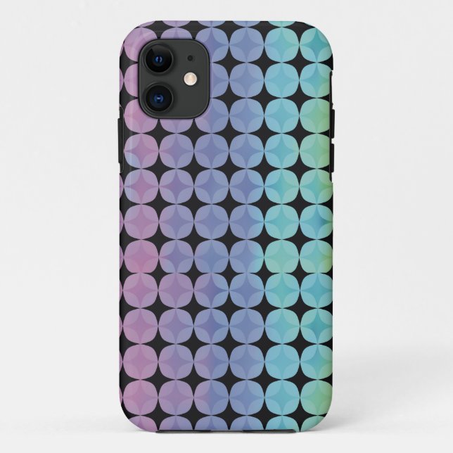Funda De Case-Mate Para iPhone Casos de Iphone Rainbowdots (Reverso)