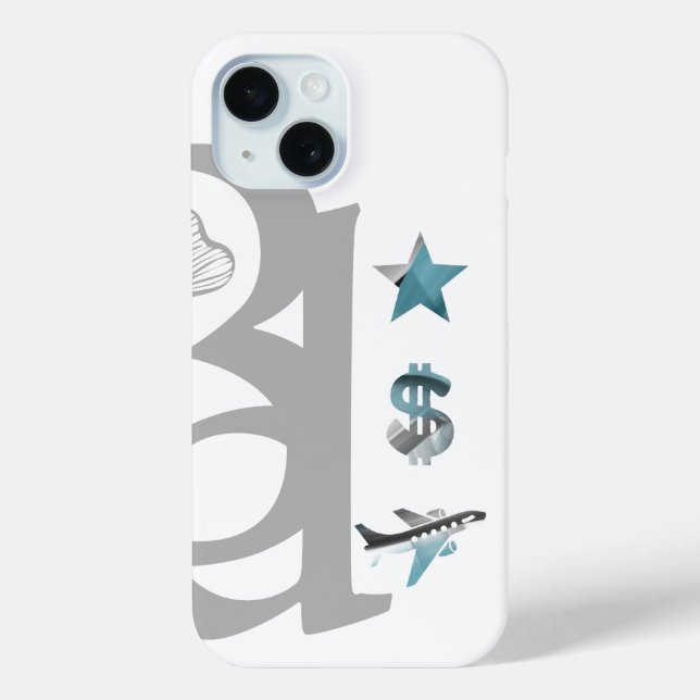 Funda De Case-Mate Para iPhone Casos de iPhone RICH Tendencia Resumen Océano Azul (Reverso )