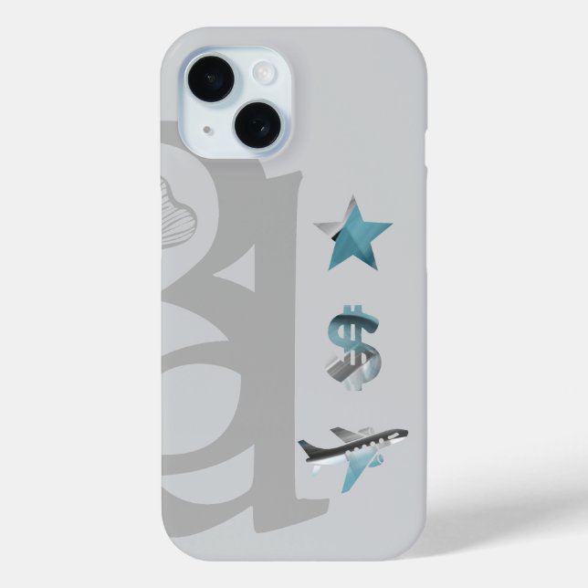 Funda De Case-Mate Para iPhone Casos de iPhone RICH Tendencia Resumen Océano Azul (Reverso )