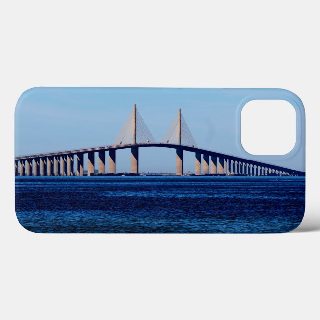 Funda De Case-Mate Para iPhone Casos de iPhone Sunshine Skyway Bridge (Reverso (Horizontal))