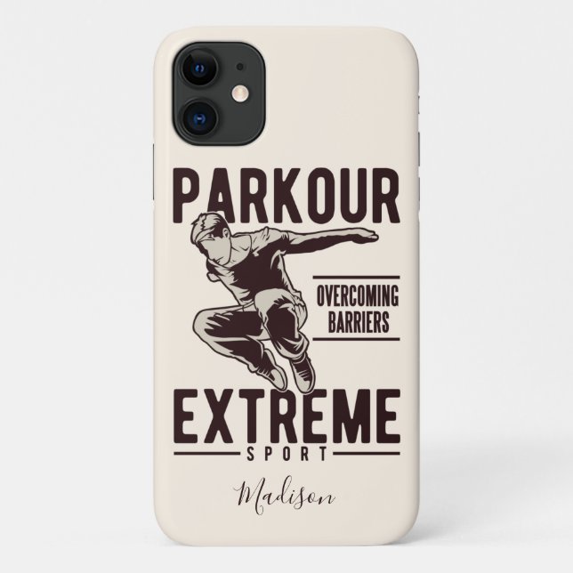 Funda De Case-Mate Para iPhone Casos de teléfono con nombre personalizado de PARK (Reverso)
